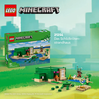 LEGO® Minecraft® Къща на плажа на костенурките 21254