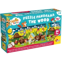 Детски пъзел Lisciani Carotina Baby PUZZLE PANORAMA THE WOOD, 24 части