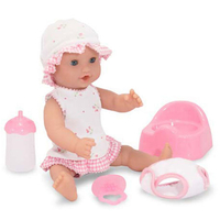 Кукла бебе Melissa&Doug Mine To Love Ани с шише, гърне и биберон 14880