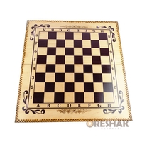 Комплект шах и табла Oreshak бук пирограф 34/34 см