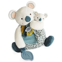 Плюшена коала с бебе и гризалка Doudou Yoca the Koala, DC3669, 25 см.
