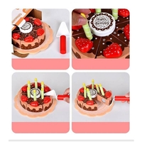 Дървена торта Raya Toys Happy Birthday Шоколад
