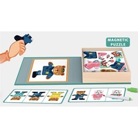 Пъзел магнитен Raya Toys Животни, 29 части