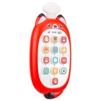 Бебешки телефон с гризалка Raya Toys Bei Bi Mobile, с музика и звуци