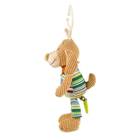 Музикална плюшена играчка Babyono Куче с гризалка 1124