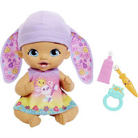 Кукла бебе Mattel My Garden Baby Brush & Smile Little Bunny Baby Зайче с 3 аксесоара, 30 см.