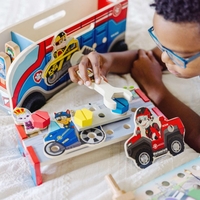 Игрален комплект Melissa and Doug Paw Patrol Сглоби сам автовоз, 35 части 33333