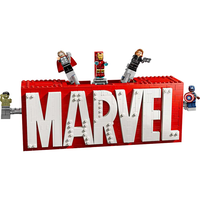 LEGO® Marvel Лого на MARVEL и минифигури 76313
