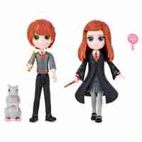Комплект фигури Spin Master Harry Potter Wizarding World Ron and Ginny Weasley