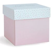 Плюшена играчка за гушкане Doudou заек с кърпичка 10 см, DC3337
