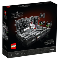 LEGO® Star Wars™ Диорама на полета към шахтата на Death Star 75329