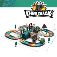 Писта Raya Toys Dino Track, 132 части, с 2 коли