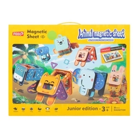Магнитен конструктор Feelo Animal Magnetic Sheet, 30 ч.