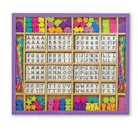 Дървени бижута с букви Melissa and Doug 13774
