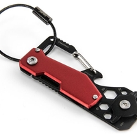 Ключодържател Troika Toolinator - мини инструменти червен