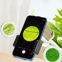 Детски микроскоп Raya Toys Метален, със светлина, с аксесоари, увеличение от 100 до 250 пъти