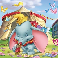 Детски пъзел Lisciani SUPERMAXI DUMBO 35ч. 74150