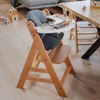 Дървена играчка с табла за игра за столче за хранене Alpha+/Beta+ Hauck, Зебра, Play Music