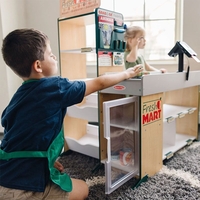 Детски супермаркет дървен Melissa and Doug Магазин Фреш за хранителни стоки
