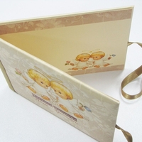 Луксозна картичка за кръщене - Ангелчета, вид 2