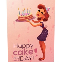 Поздравителна картичка iGreet - Ден на тортата