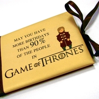 Луксозна картичка за рожден ден - Game of thrones