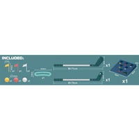 Детски мини голф с рампа Raya Toys Golf Course, с музика и светлини