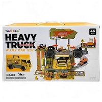 Детски игрален комплект Raya Toys Камион-паркинг 2в1, 46 ч.