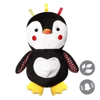 Плюшена играчка Babyono C-More пингвинче с дрънкалка 35 см 647