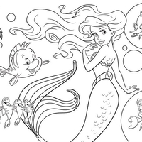 Детски пъзел Lisciani PLUS LITTLE MERMAID 60ч. 74051