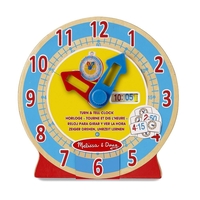 Дървен часовник Melissa and Doug 14284