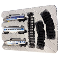 Детско влакче Raya Toys, с музика, светлини и релси