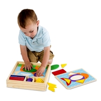 Дървени шаблони за редене в кутия Melissa and Doug 10528