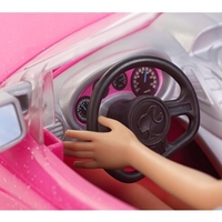 Игрален комплект Mattel Barbie с розов автомобил