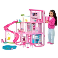 Къща за кукли Mattel Barbie Dreamhouse, на 3 етажа, 75 части, HMX10
