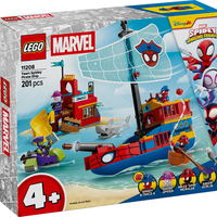 LEGO® Marvel Spidey And His Amazing Friends Пиратски кораб на отбора на Спайди 11208