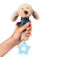 Плюшена писукаща играчка BabyOno Have Fun Кученцето Willy с гризалка, 1524