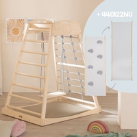 Детска дървена катерушка Монтесори Roba Play Tower