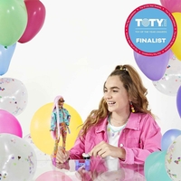 Кукла Mattel Barbie Extra 10 с розови плитки и домашен любимец