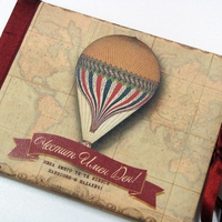 Луксозна картичка за имен ден - Балон