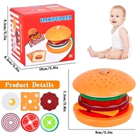 Дървена играчка Raya Toys Направи хамбургер