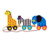 Дървени животни за дърпане Melissa and Doug 10289