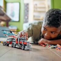 LEGO® Creator Камион с платформа и хеликоптер 31146