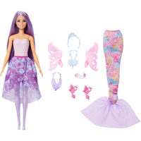 Комплект кукла Mattel Barbie Magical Fairy Русалка с аксесоари, JCP74