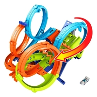 Писта Mattel Hot Wheels 4-Loop Crash-Out, HXR70