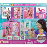 Къща за кукли Mattel Barbie Getaway House, сгъваема