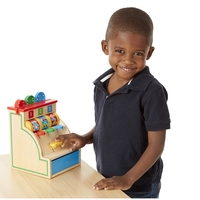 Дървен детски касов апарат Melissa and Doug 13378