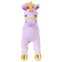 Плюшен еднорог Spin Master Unicorn Academy Light up Wildstar, 38 см.
