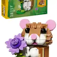 LEGO® Creator Сладък хамстер с цвете 31376