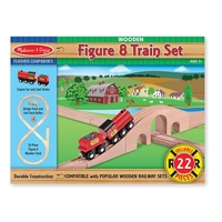 Дървена влакова композиция Melissa and Doug 22 части 10703